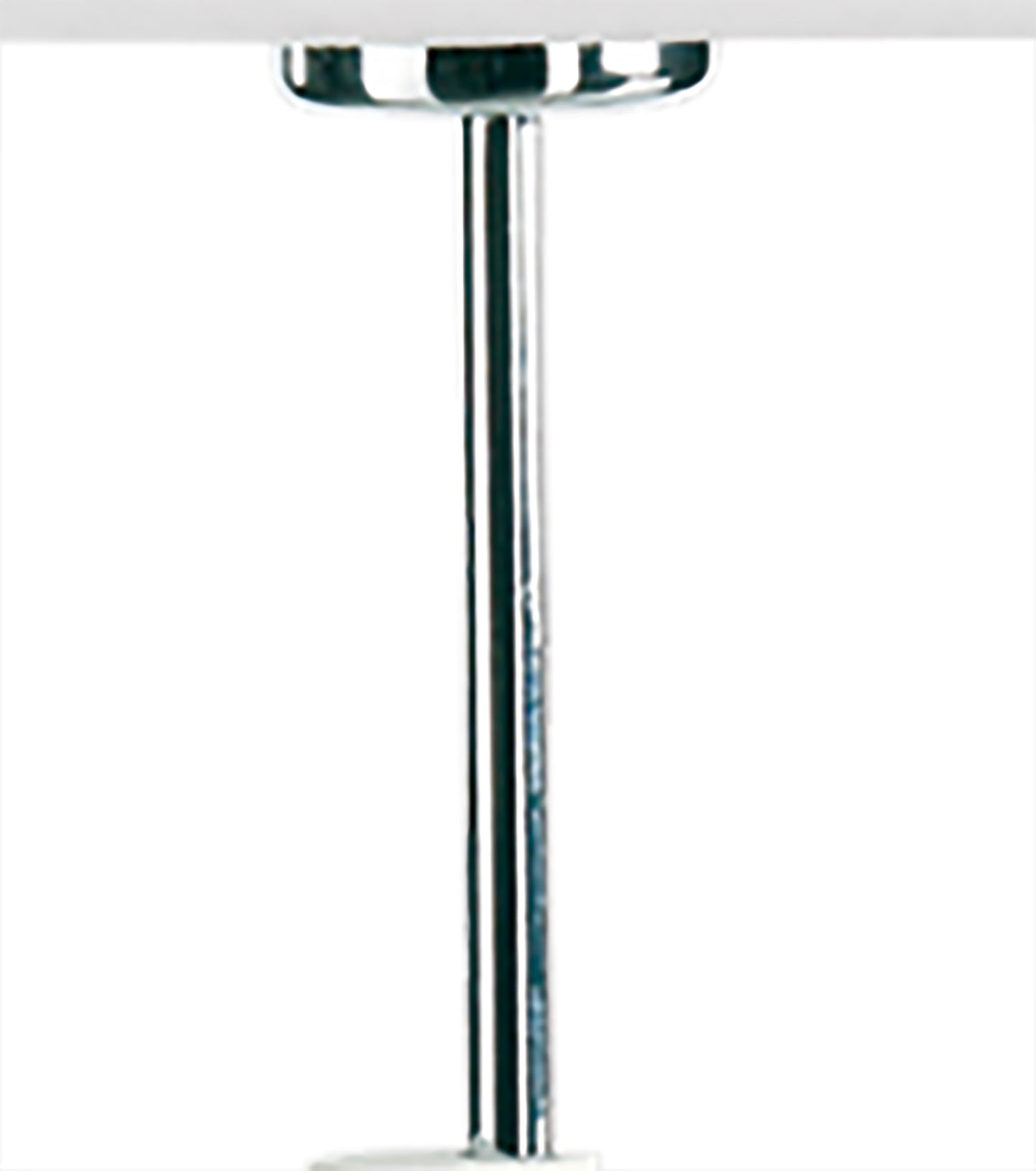 Habana Table Lamp Telescopic WITHOUT SHADE 1 Light E27 , Matt White/Polished Chrome by Mantra