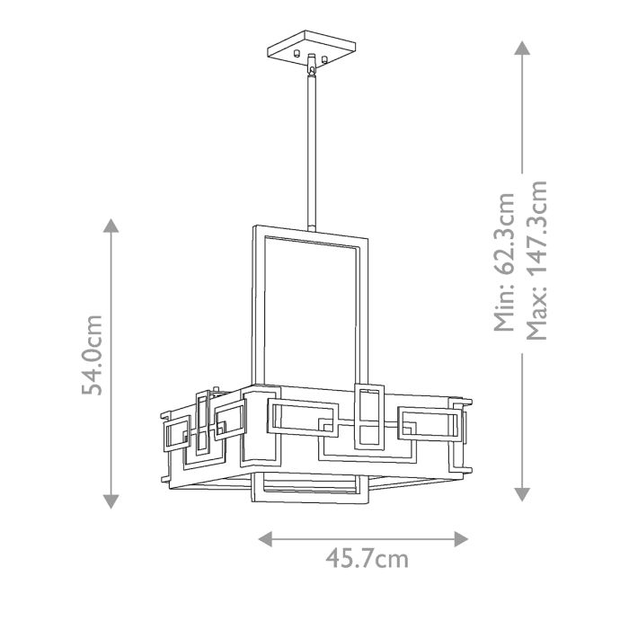Lanza 3 Light Pendant - Oil Rubbed Bronze