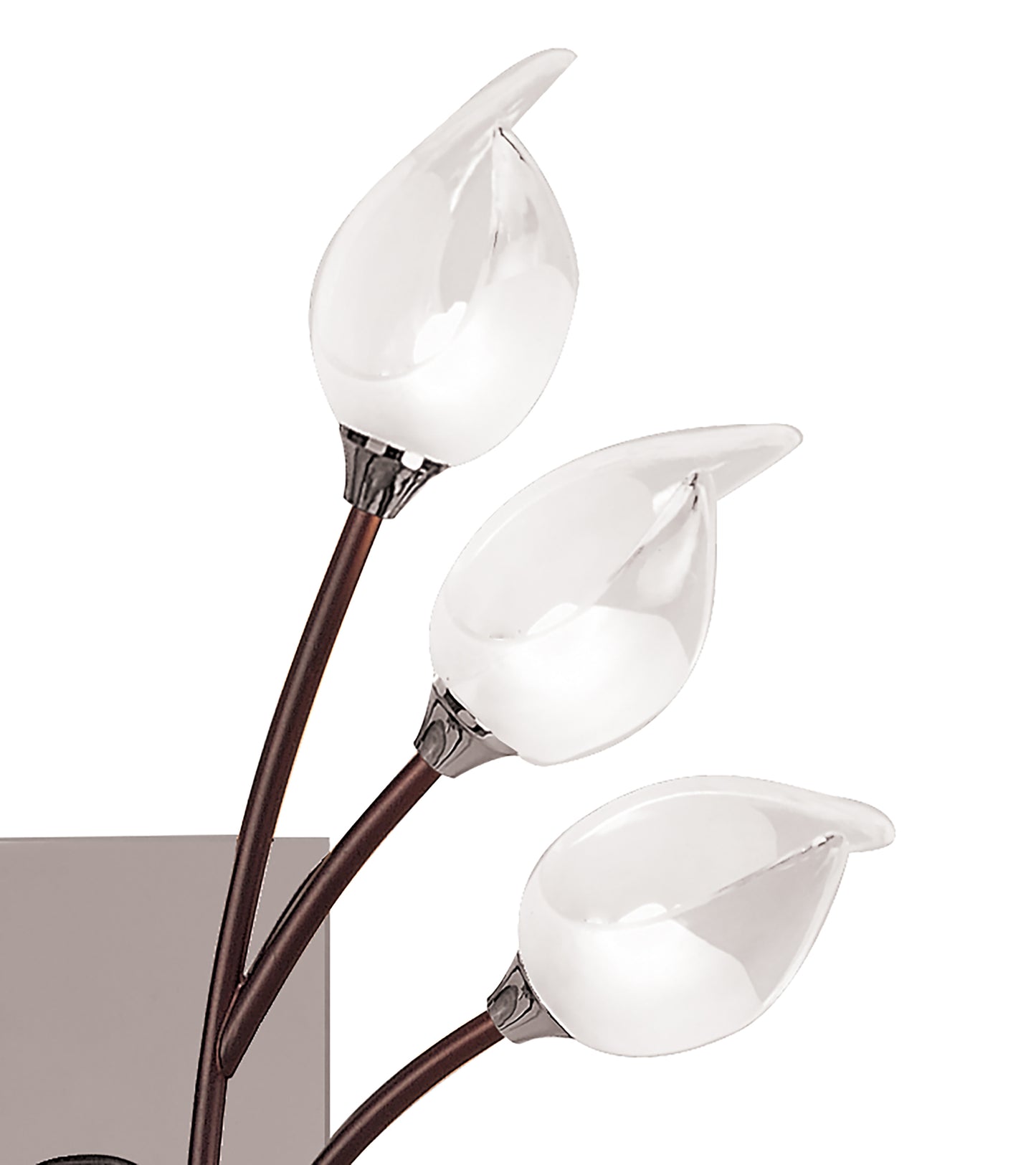 Holland Ceiling/Wall Switched 6 Light G9, Polished Chrome/Wenge by Mantra