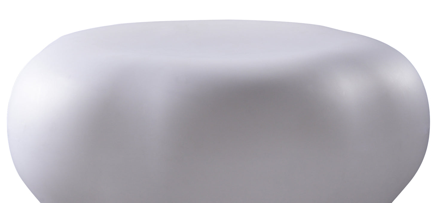 Huevo Stool Direct Charge 1 Light LED RGB Outdoor IP65, 120lm, Opal White, 2yrs Warranty by Mantra