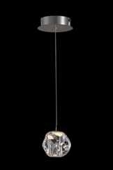 Ciottolo Single Pendant Chrome Illuminati Light
