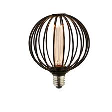Globe Lamp - Black Metal