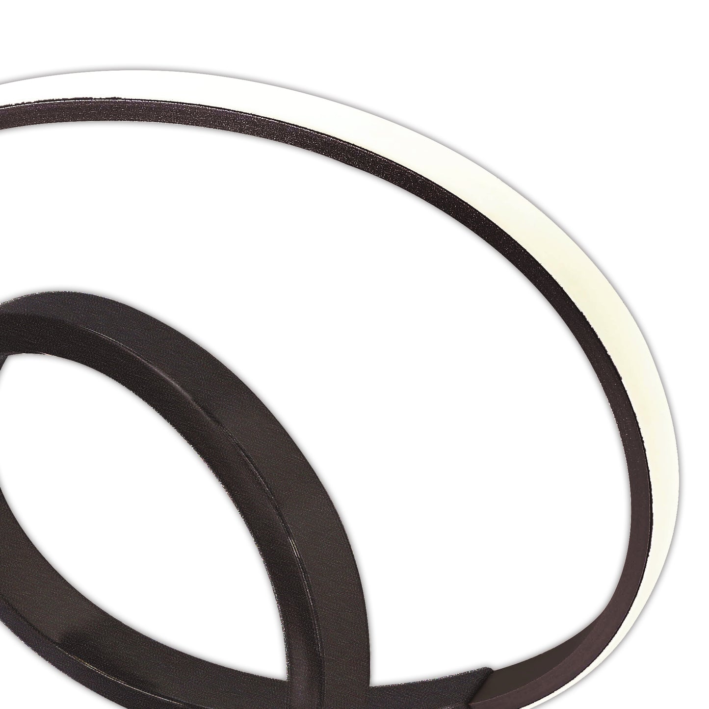 Infinity Table Lamp 12W LED 2800K, 1000lm, Brown Oxide/White Acrylic, 3yrs Warranty by Mantra