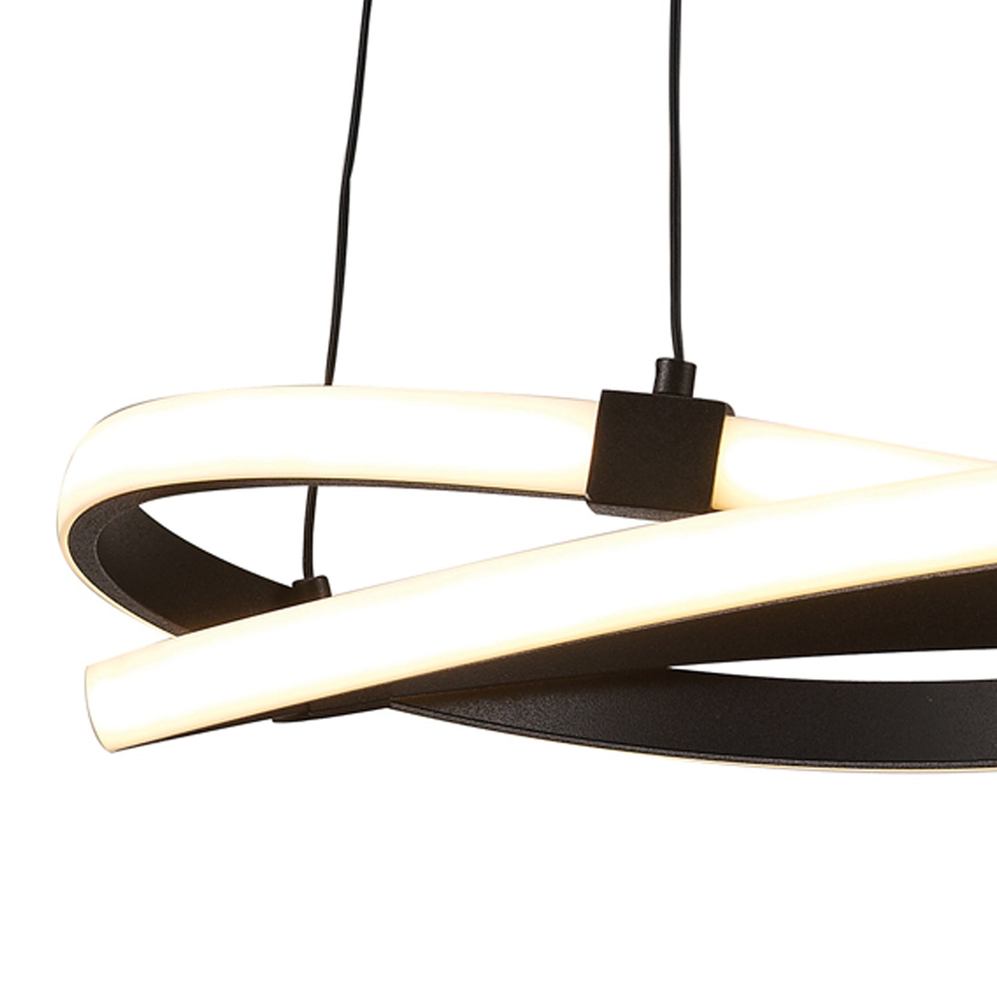 Infinity Pendant 30W LED 2800K, 2500lm, Brown Oxide/White Acrylic, 3yrs Warranty by Mantra