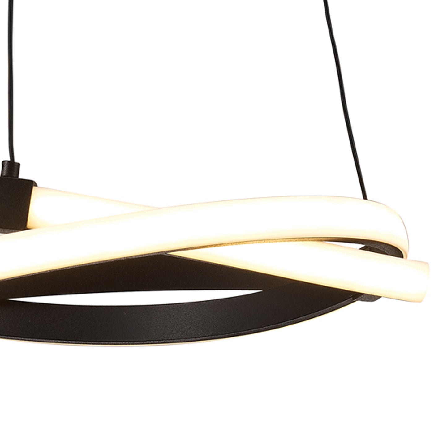 Infinity Pendant 30W LED 2800K, 2500lm, Brown Oxide/White Acrylic, 3yrs Warranty by Mantra
