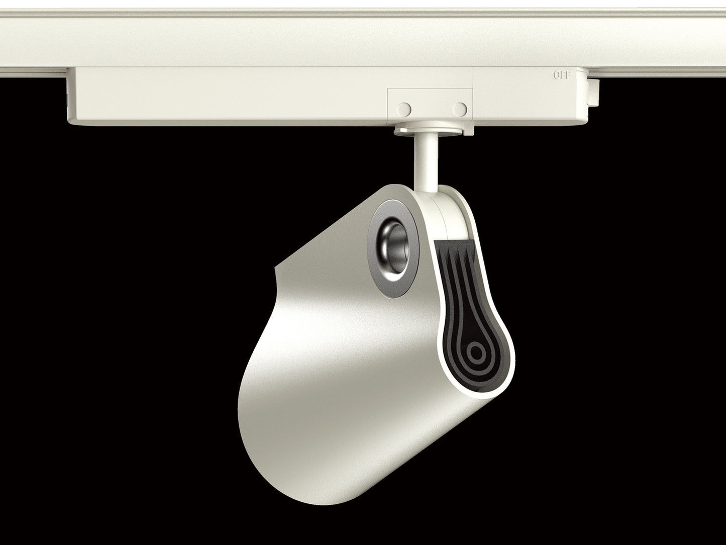 Ipsilon 1 Light Track Light 35W LED 3000K, 38º 3500lm, White, 5yrs Warranty by Mantra