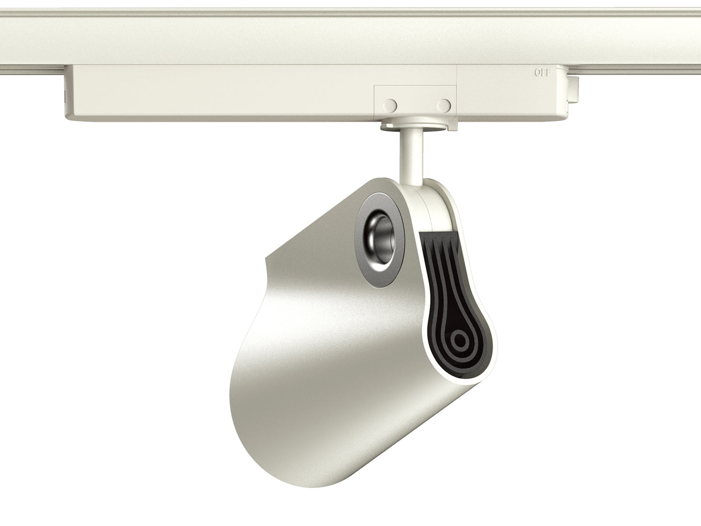 Ipsilon 1 Light Track Light 35W LED 3000K, 38º 3500lm, White, 5yrs Warranty by Mantra