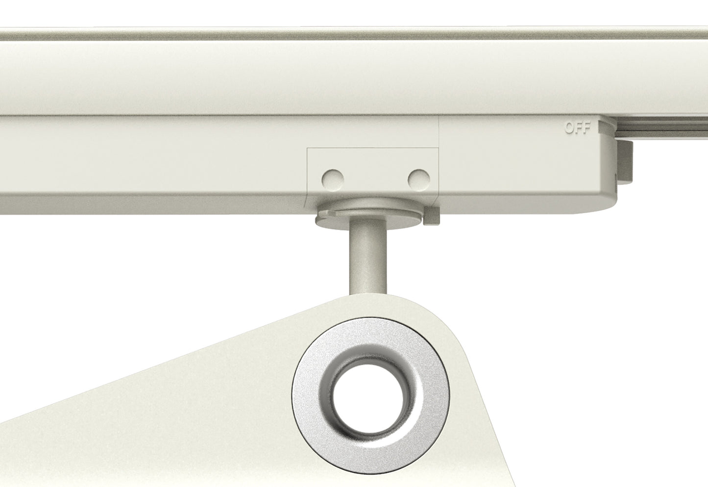 Ipsilon 1 Light Track Light 35W LED 3000K, 38º 3500lm, White, 5yrs Warranty by Mantra