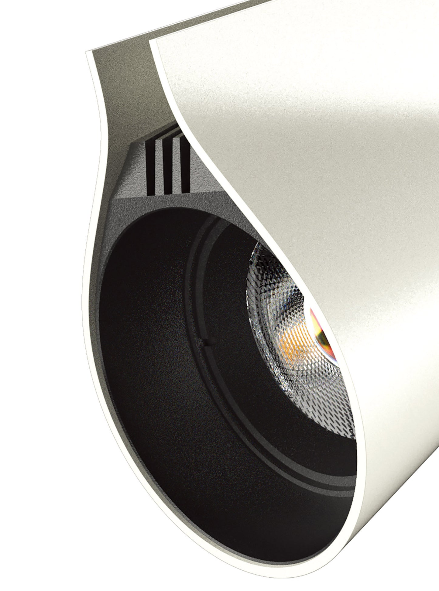 Ipsilon 1 Light Track Light 35W LED 3000K, 38º 3500lm, White, 5yrs Warranty by Mantra