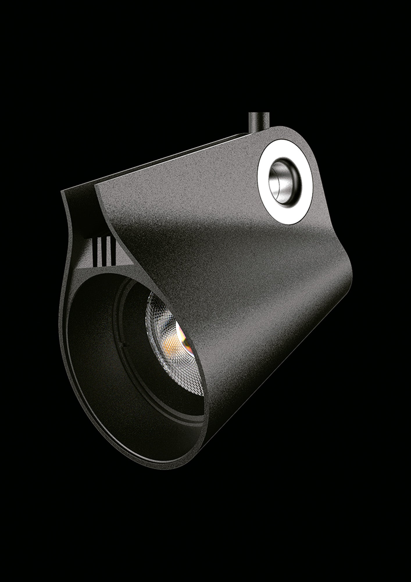 Ipsilon 1 Light Track Light 35W LED 3000K, 38º 3500lm, Black, 5yrs Warranty by Mantra