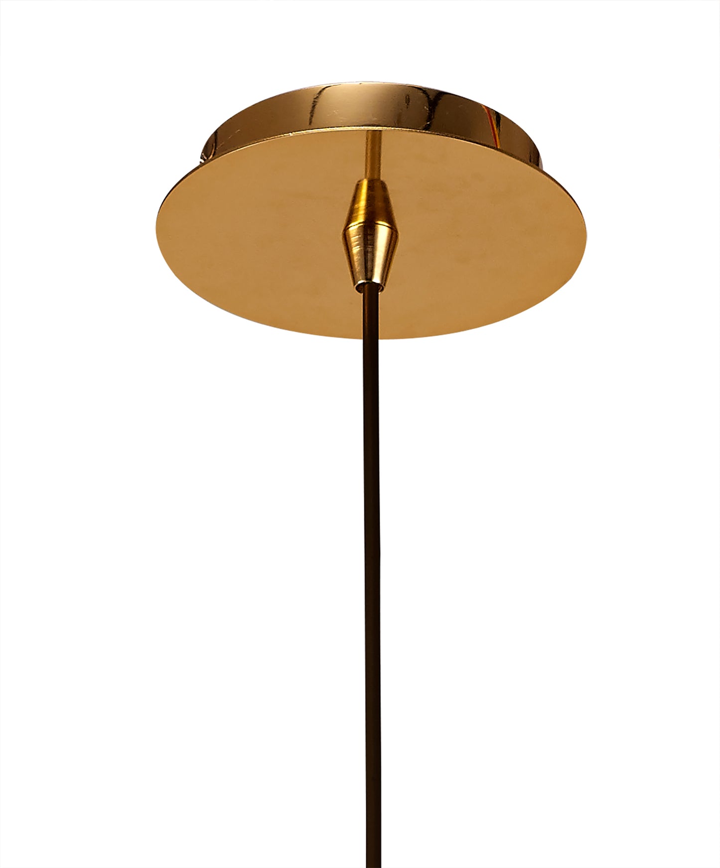 Jazz Pendant, 1 x E27 (Max 20W), Polished Gold, 1 Year Warranty by Mantra