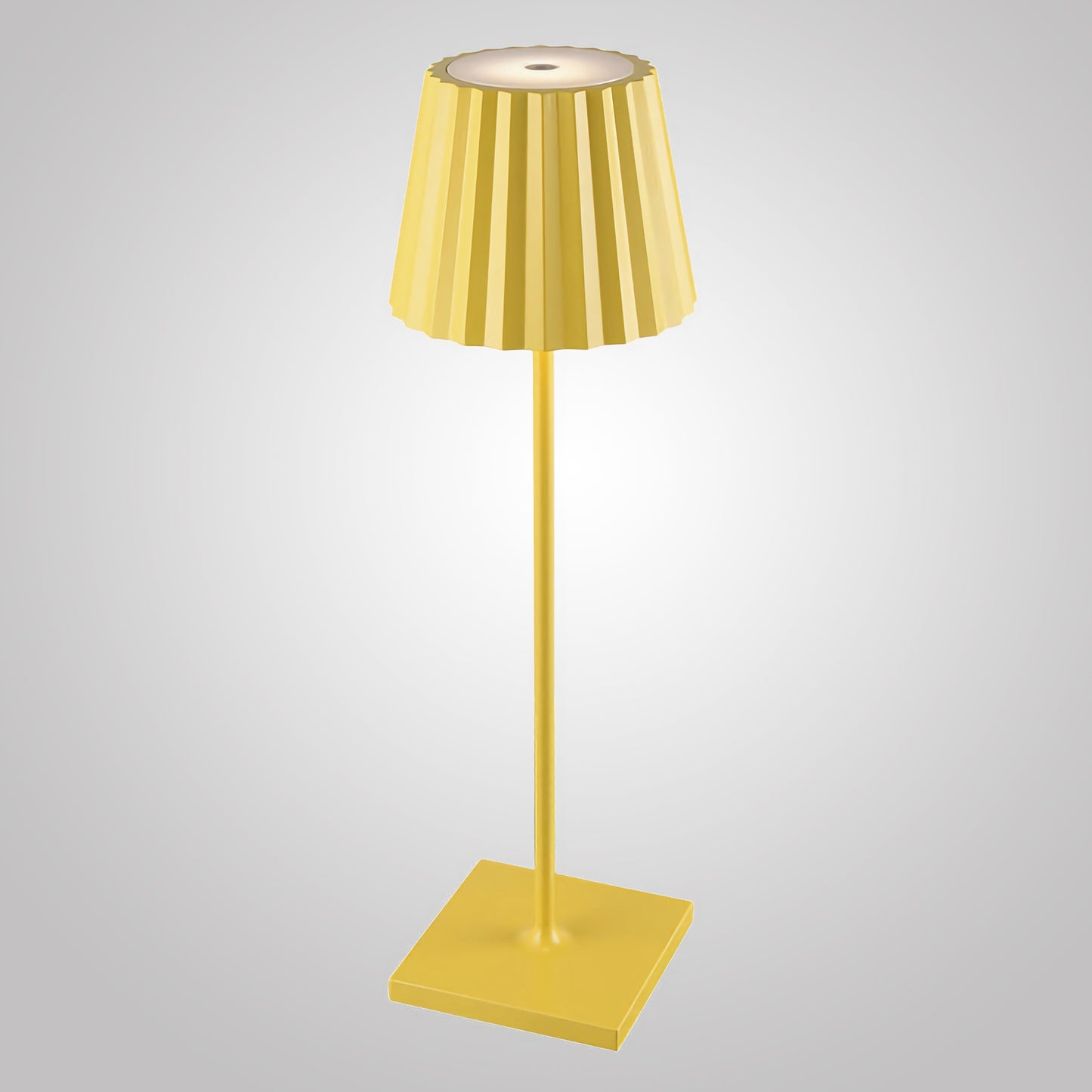 K2 Battery Operated Table Lamp , 2.2W LED, 3000K, 188lm, IP54, USB Charging Cable Included, Yellow, 3yrs Warranty by Mantra