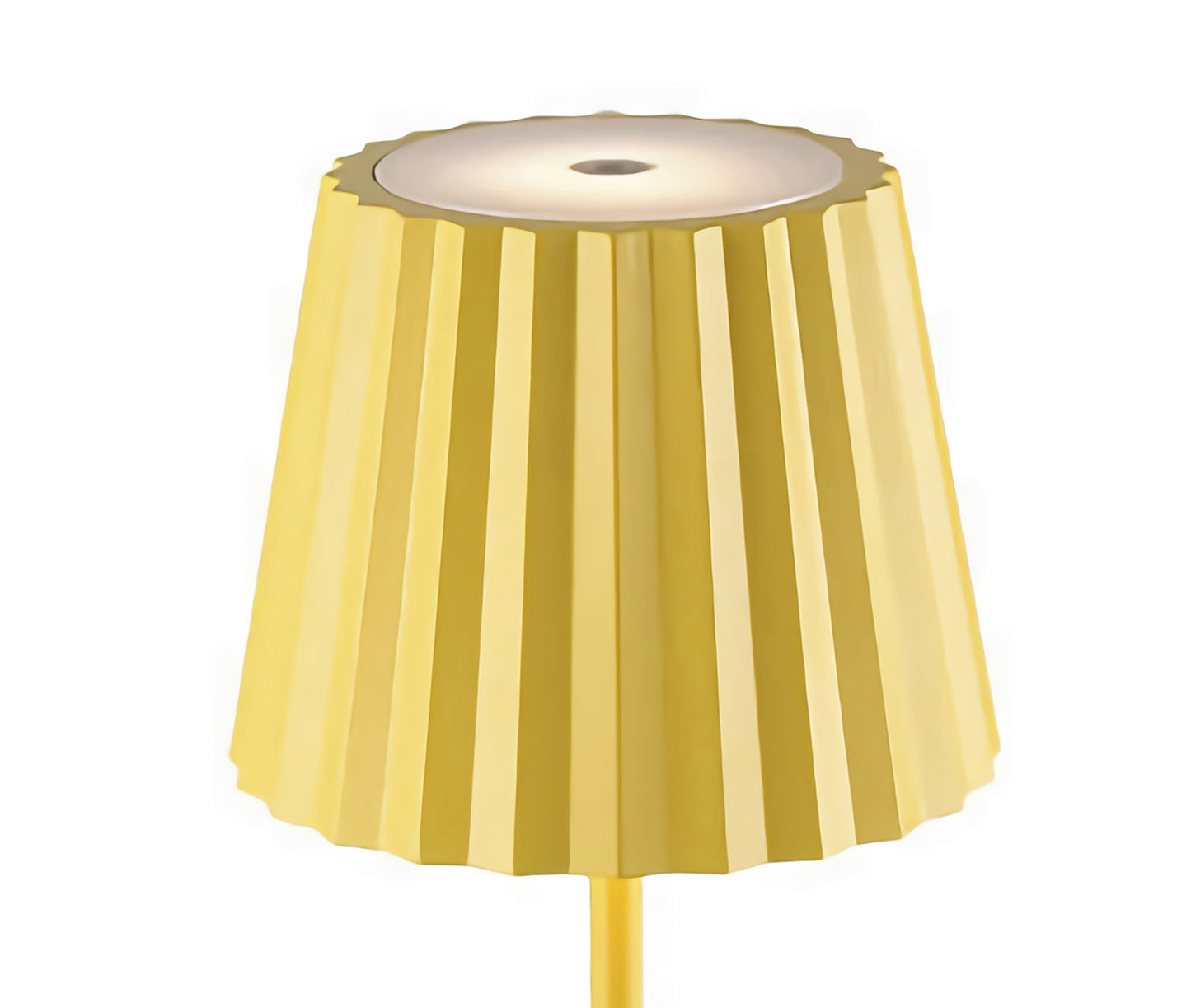 K2 Battery Operated Table Lamp , 2.2W LED, 3000K, 188lm, IP54, USB Charging Cable Included, Yellow, 3yrs Warranty by Mantra