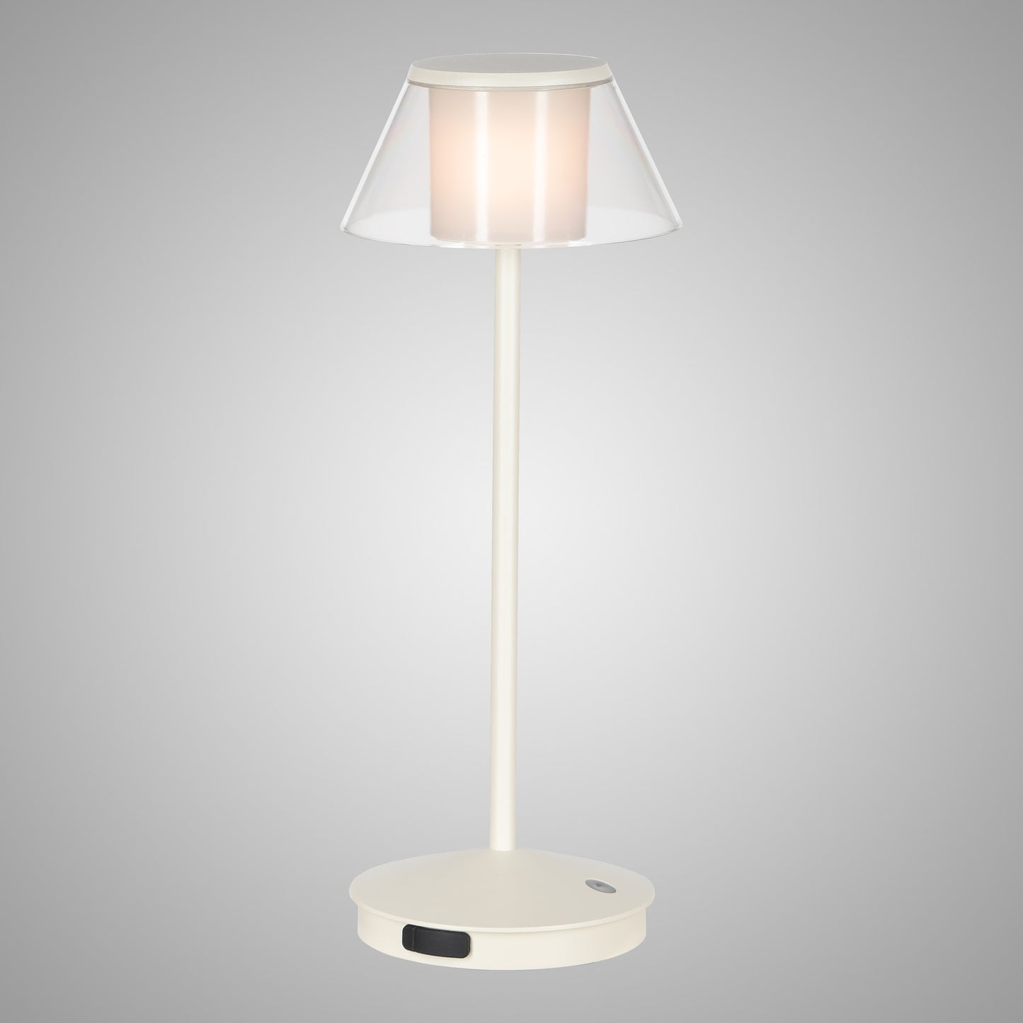 K5 Portable Battery Operated Lantern, 2W LED, 3000K, 230lm, IP54, USB Charging Cable Included, White, 3yrs Warranty by Mantra