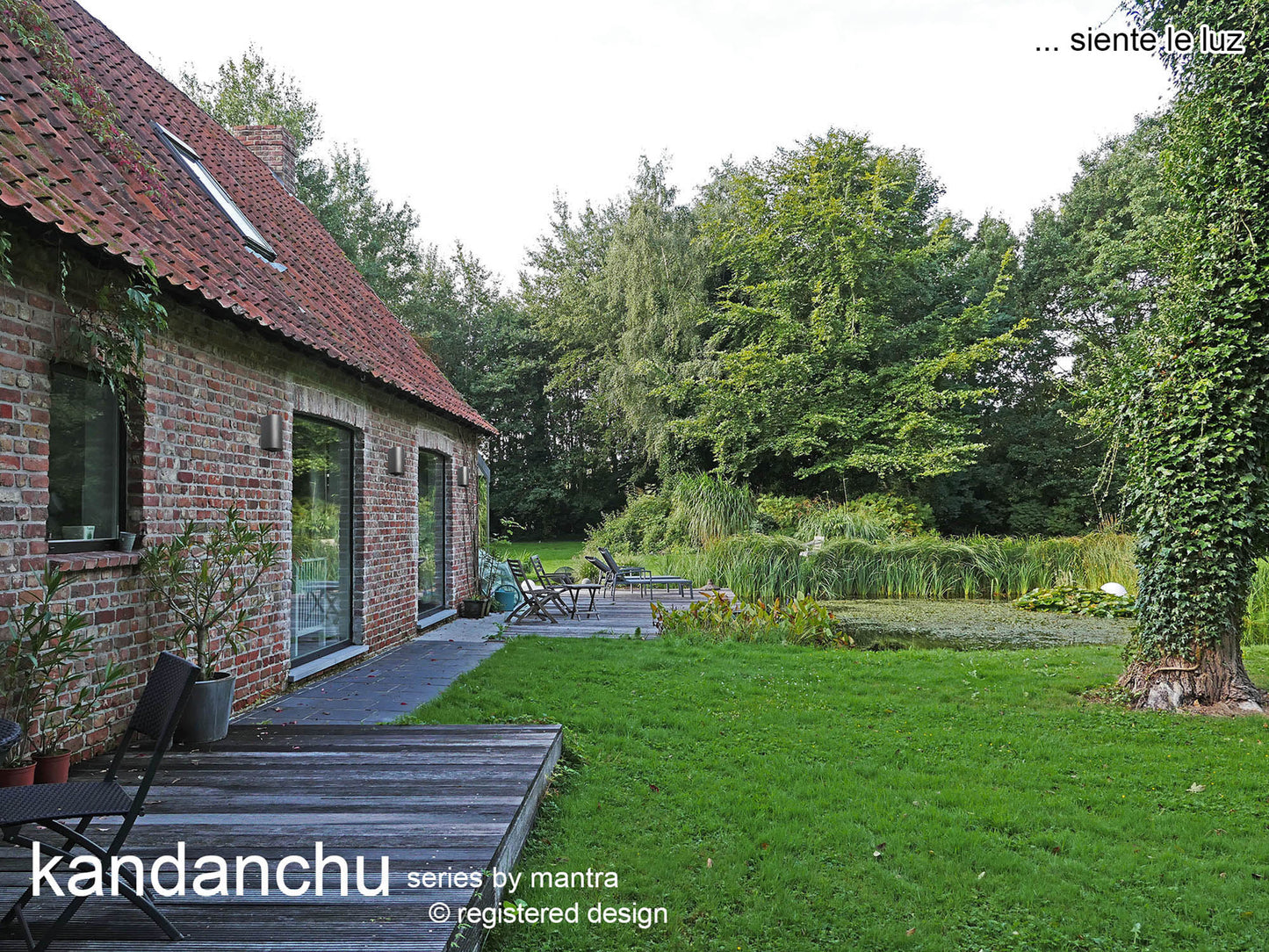 Kandanchu Short Round Ceiling Spotlight, 1 x GU10, IP54, Rust Brown, 2yrs Warranty by Mantra