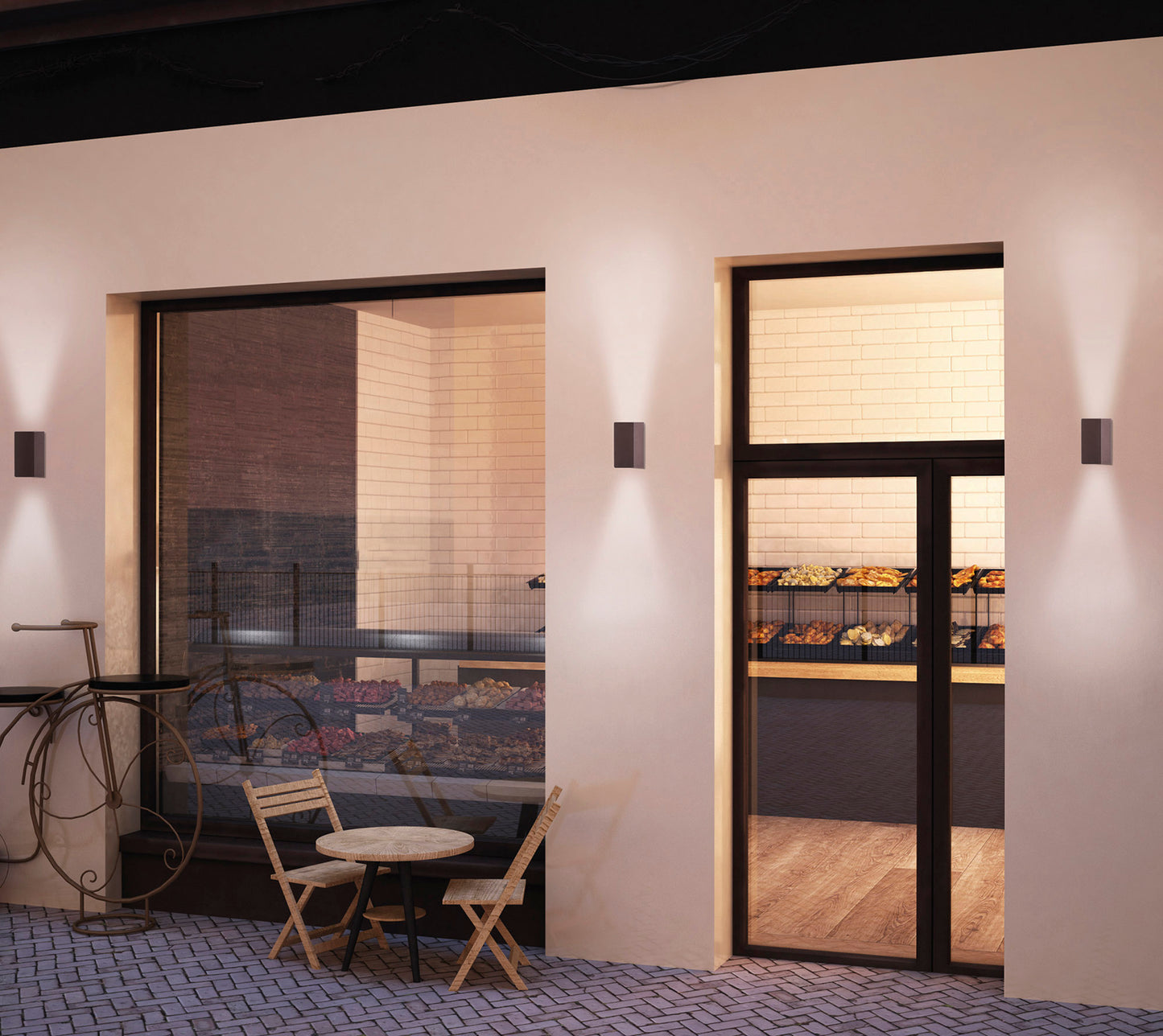 Kandanchu Tall Round Ceiling Spotlight, 1 x GU10, IP54, Anthracite, 2yrs Warranty by Mantra