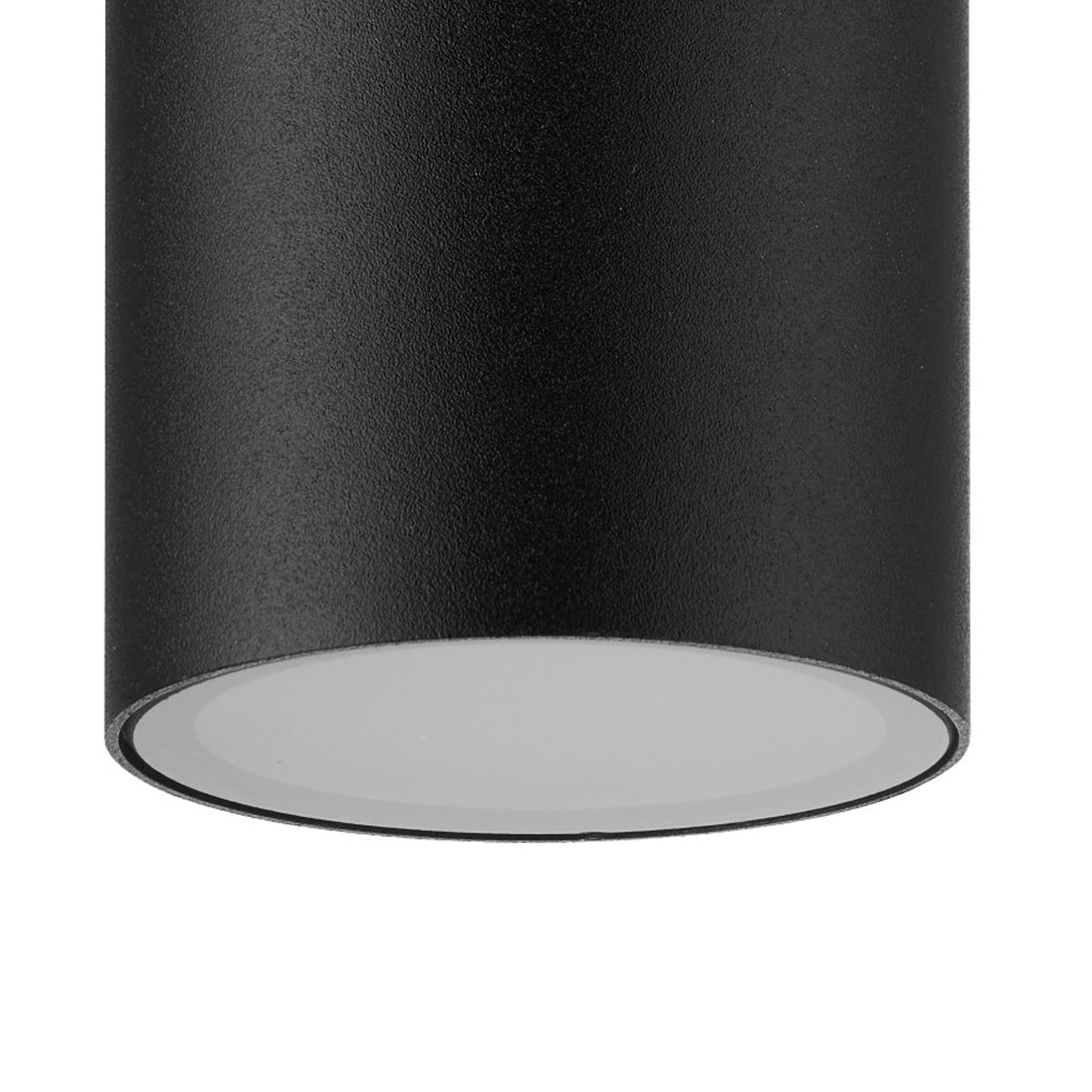 Kandanchu Short Round Ceiling Spotlight, 1 x GU10, IP54, Sand Black, 2yrs Warranty by Mantra