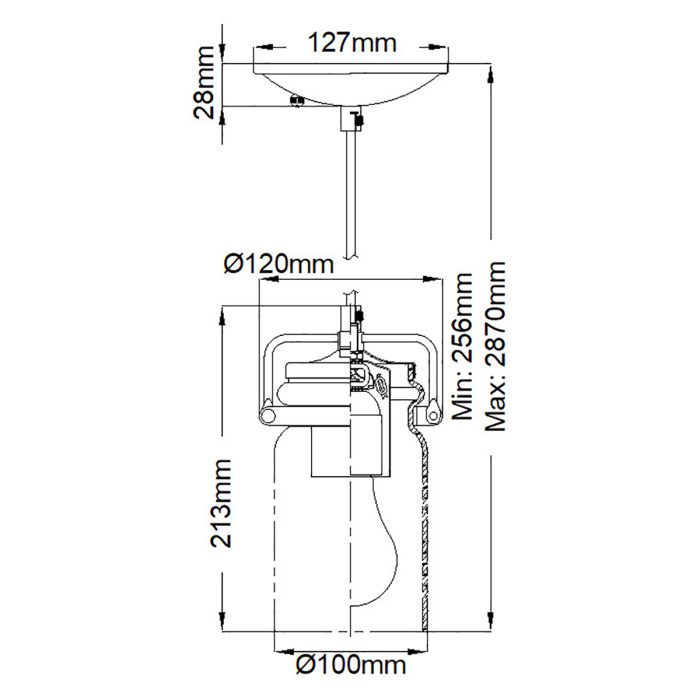 Brinley 1 Light Mini Pendant - Brushed Brass