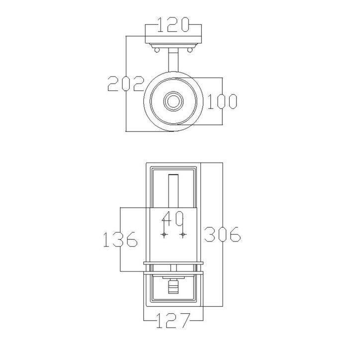 Hendrik 1 Light Wall Light - Polished Chrome