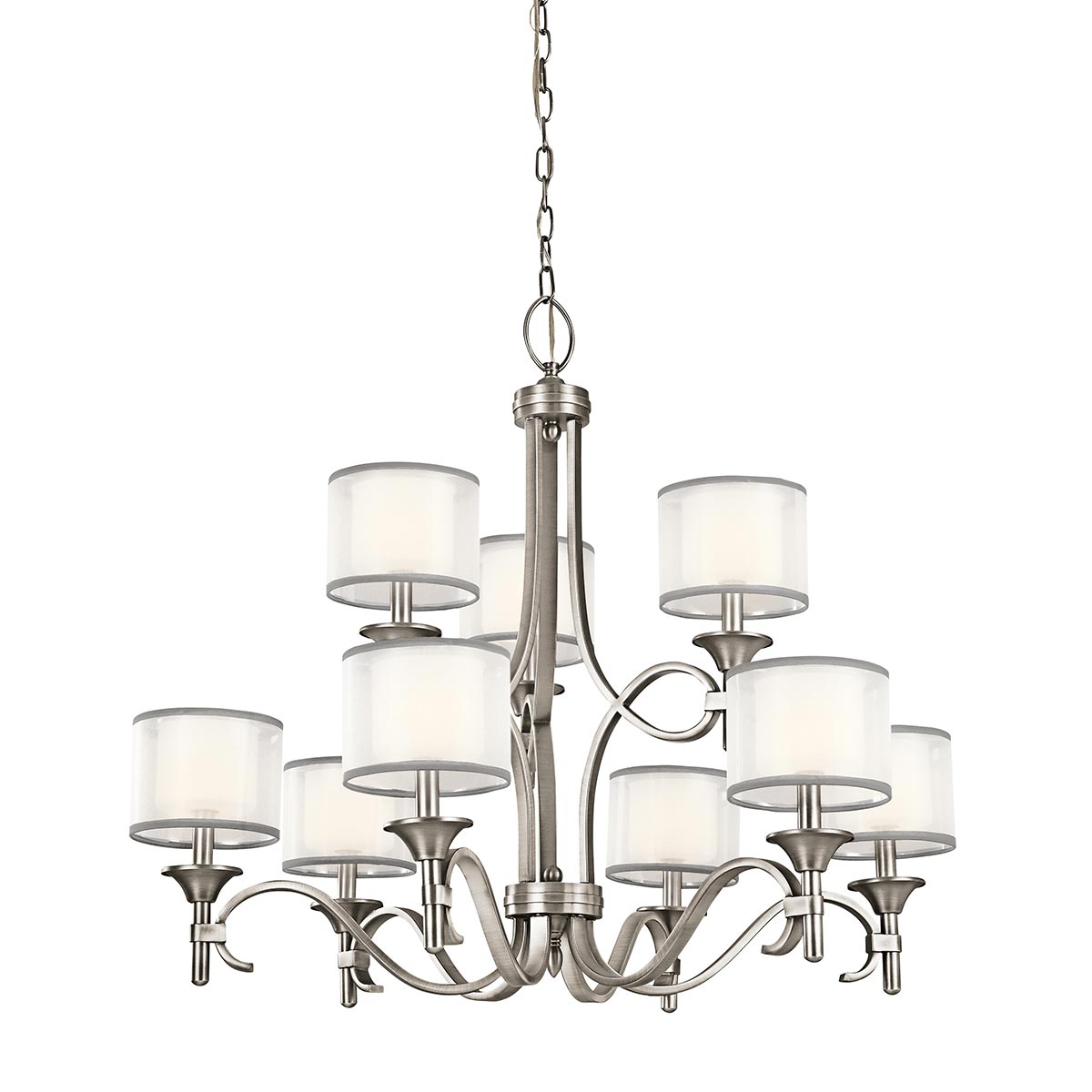 Lacey 9 Light Chandelier – Antique Pewter