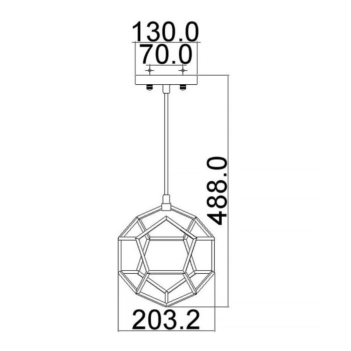 Rocklyn 1 Light Mini Pendant - Raw Steel