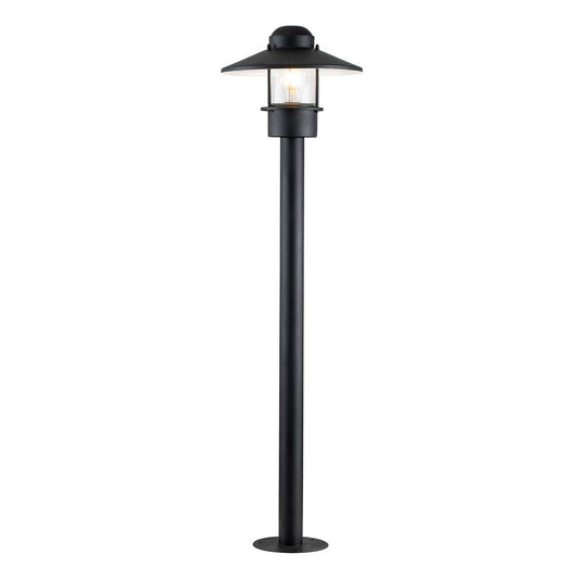 Klampenborg 1 Light Bollard – Black