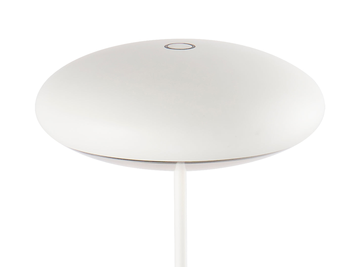 Klappen Battery Operated Table Lamp With USB Cable, 2.2W LED, 3000K, 188lm, IP54, White, 3yrs Warranty by Mantra