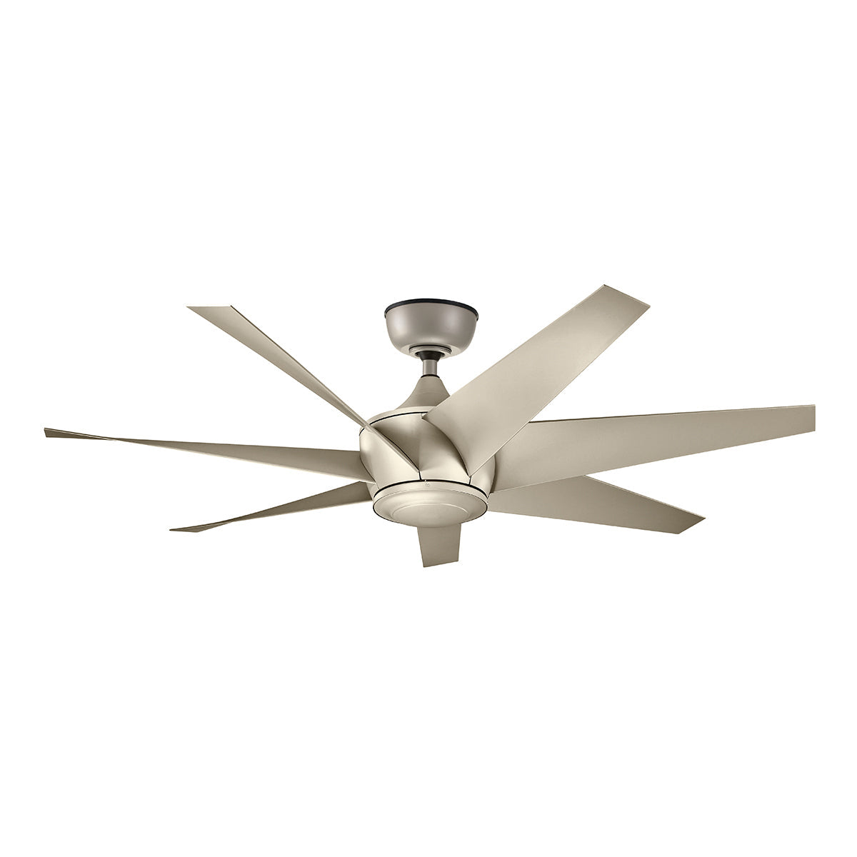 Lehr II – 54in / 137cm Fan – Antique Satin Silver