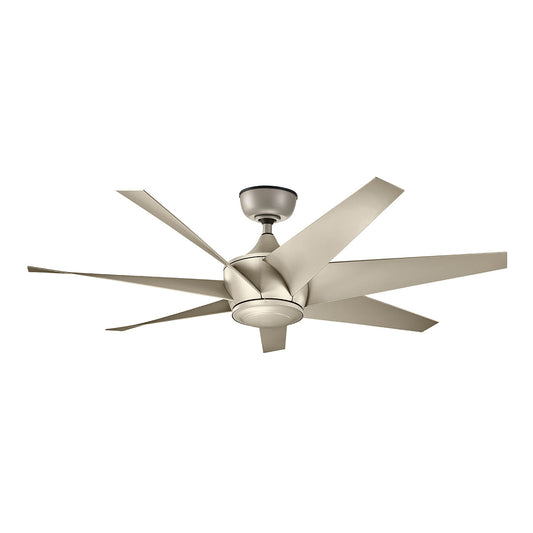 Lehr II – 54in / 137cm Fan – Antique Satin Silver
