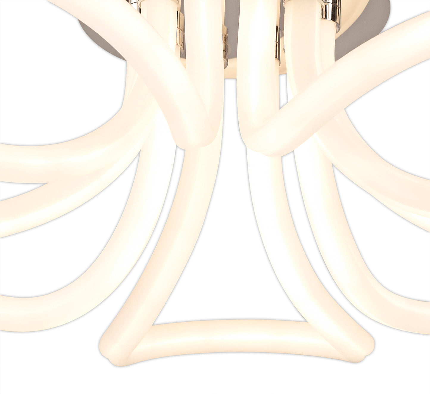 Knot II Ceiling, 60W LED, 3000K, 4500lm, IP20, Chrome, 3yrs Warranty by Mantra