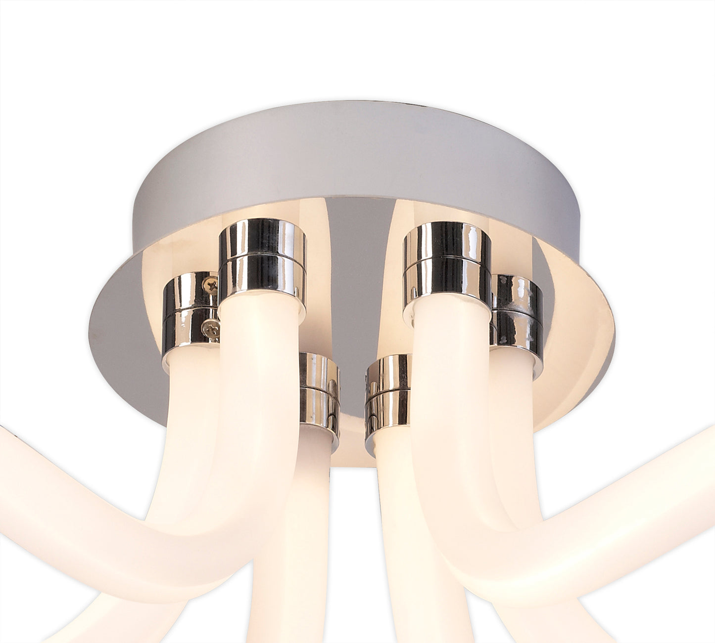 Knot II Ceiling, 40W LED, 3000K, 3000lm, IP20, Chrome, 3yrs Warranty by Mantra