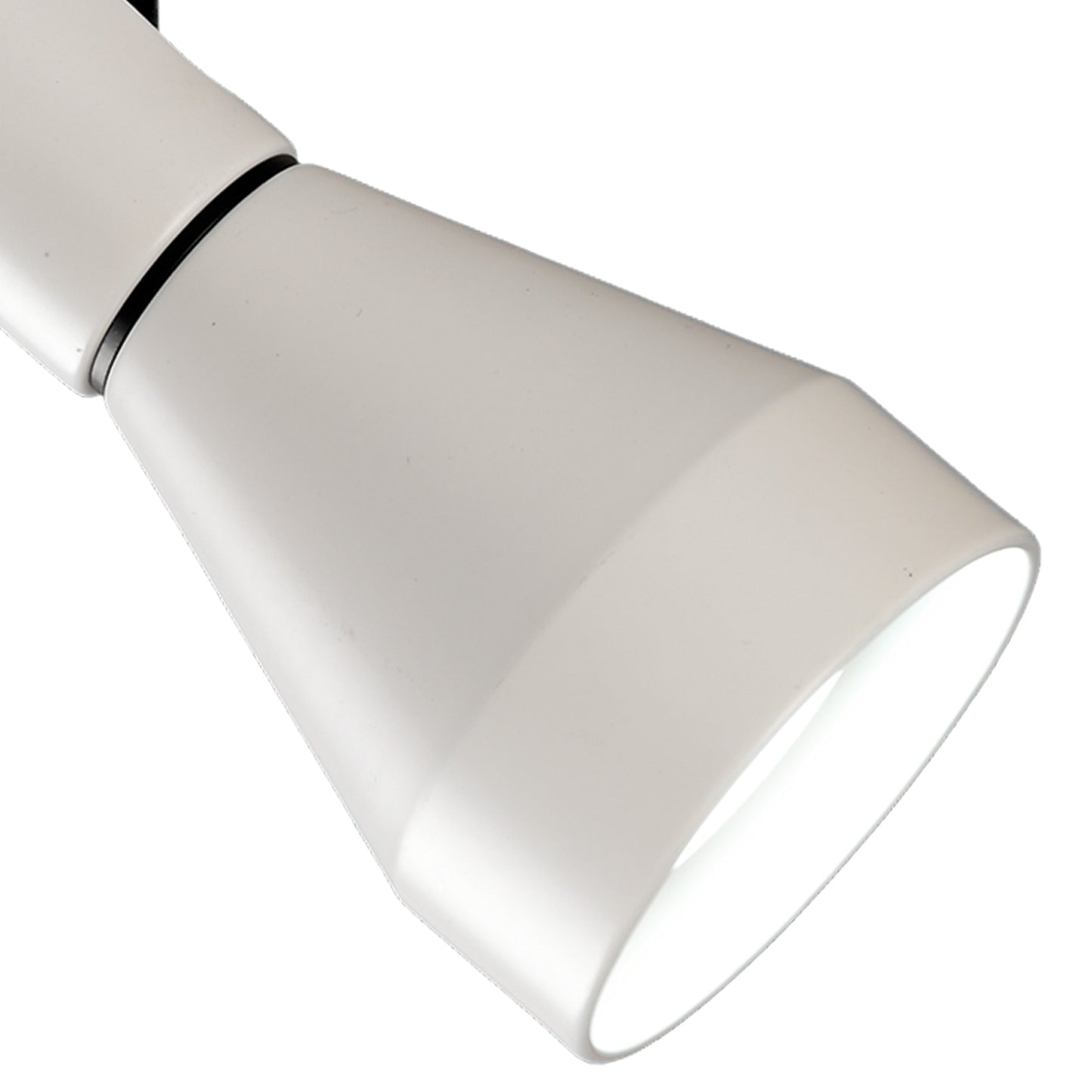 Kos Spotlight 1L GU10, White, Max 12W (No Inc) by Mantra