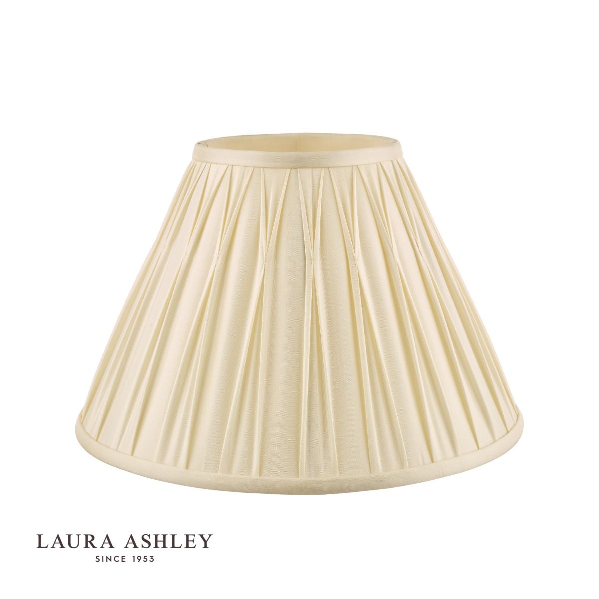 Laura Ashley Fenn Silk Empire Drum Shade Ivory 40cm/16 inch