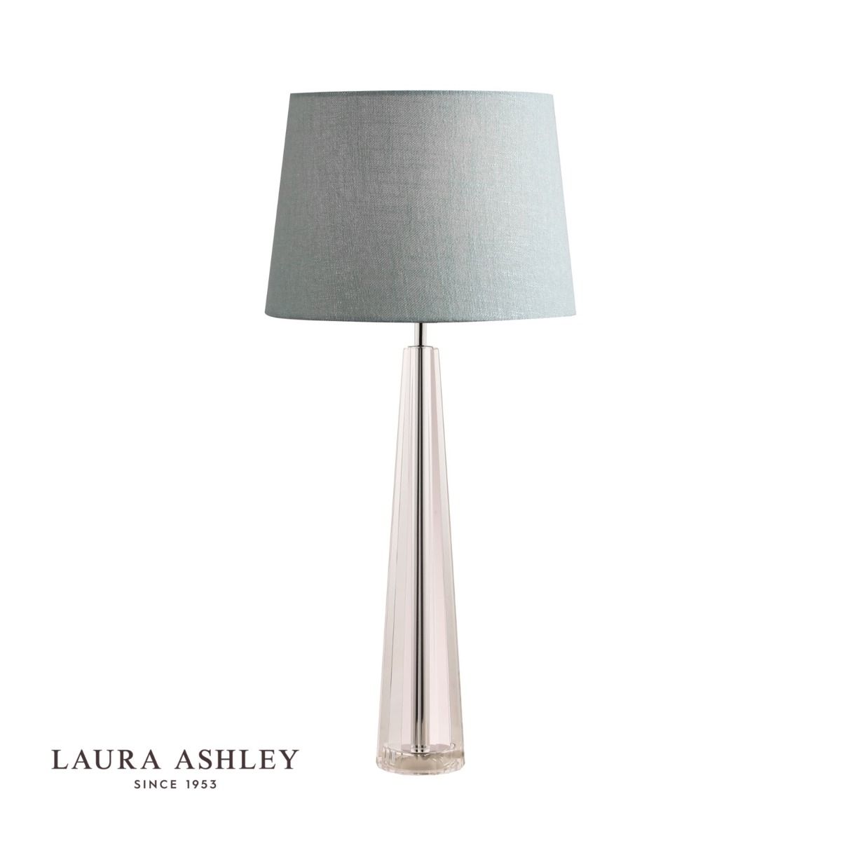 Laura Ashley Blake Large Table Lamp Crystal Polished Chrome Base Only