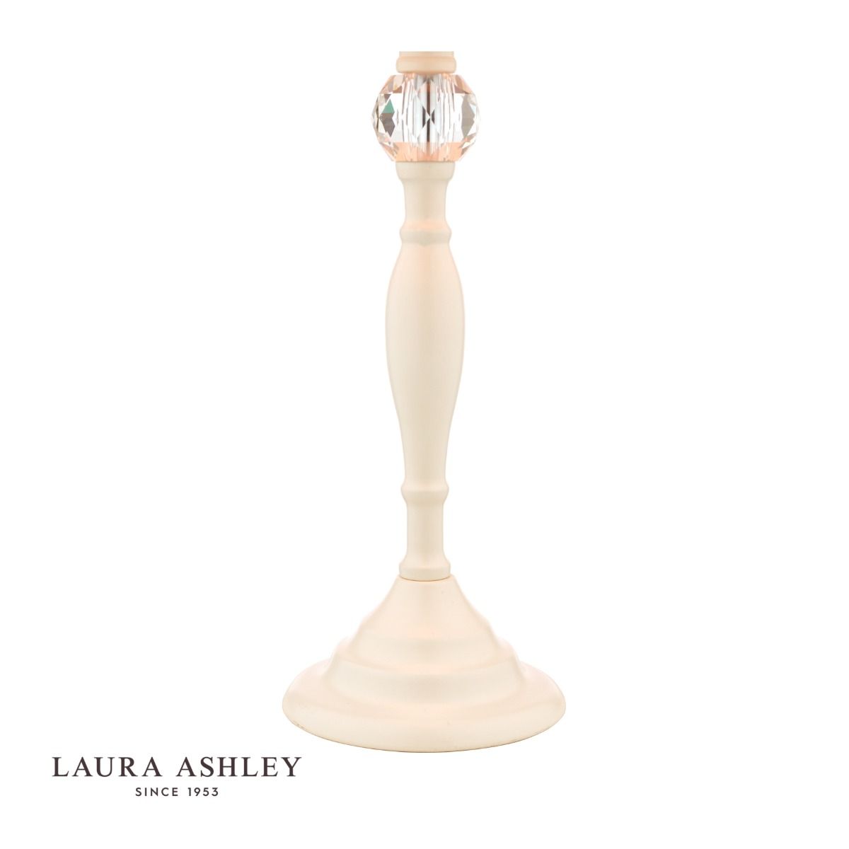 Laura Ashley Ellis Table Lamp Cream With Ivory Shade