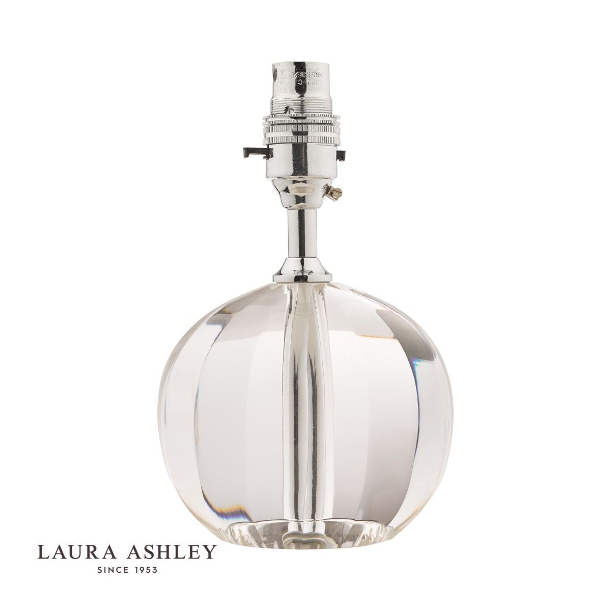 Laura Ashley Lydia Petite Table Lamp Cut Crystal Glass Base Only