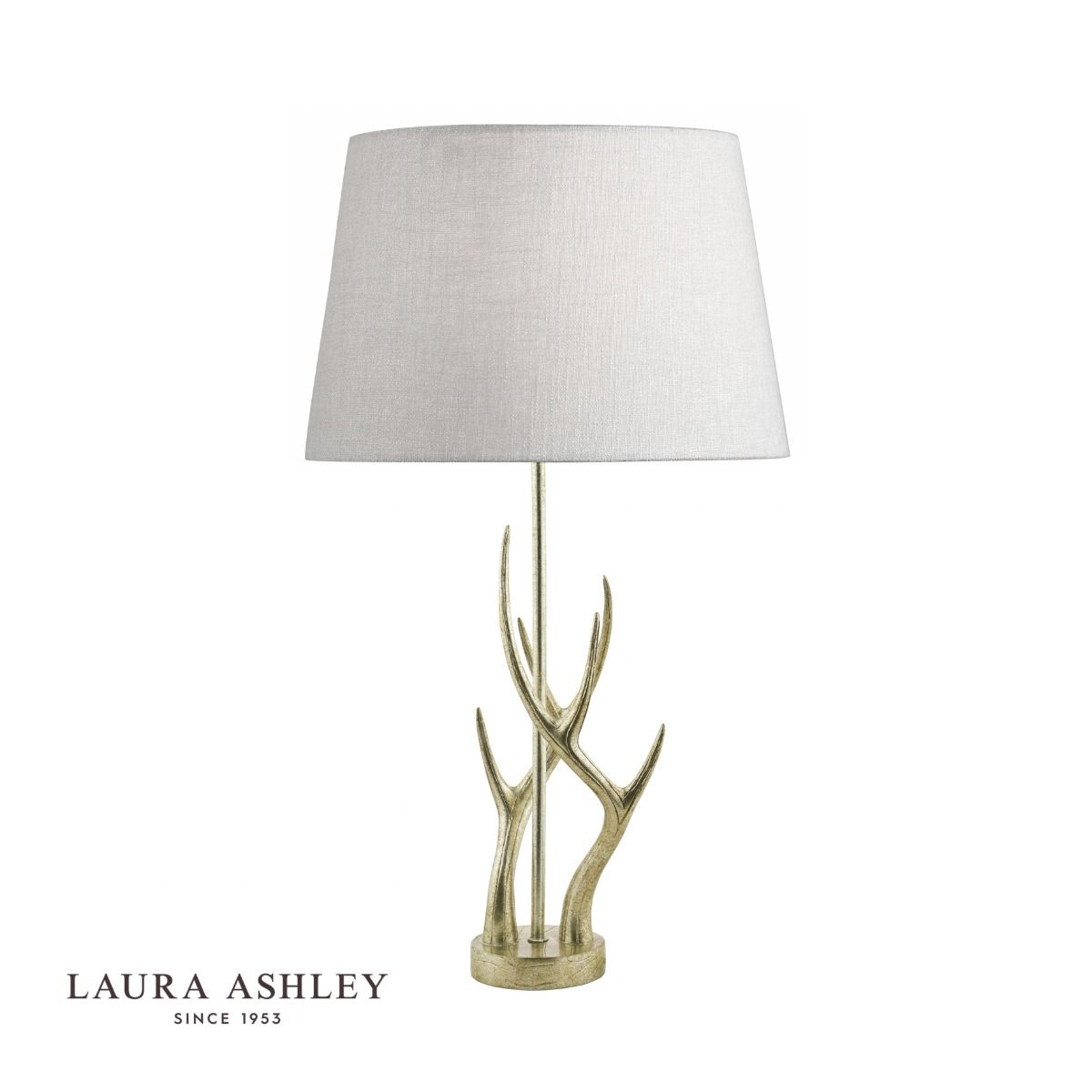 Laura Ashley Mulroy Antler Table Lamp Champagne Base Only