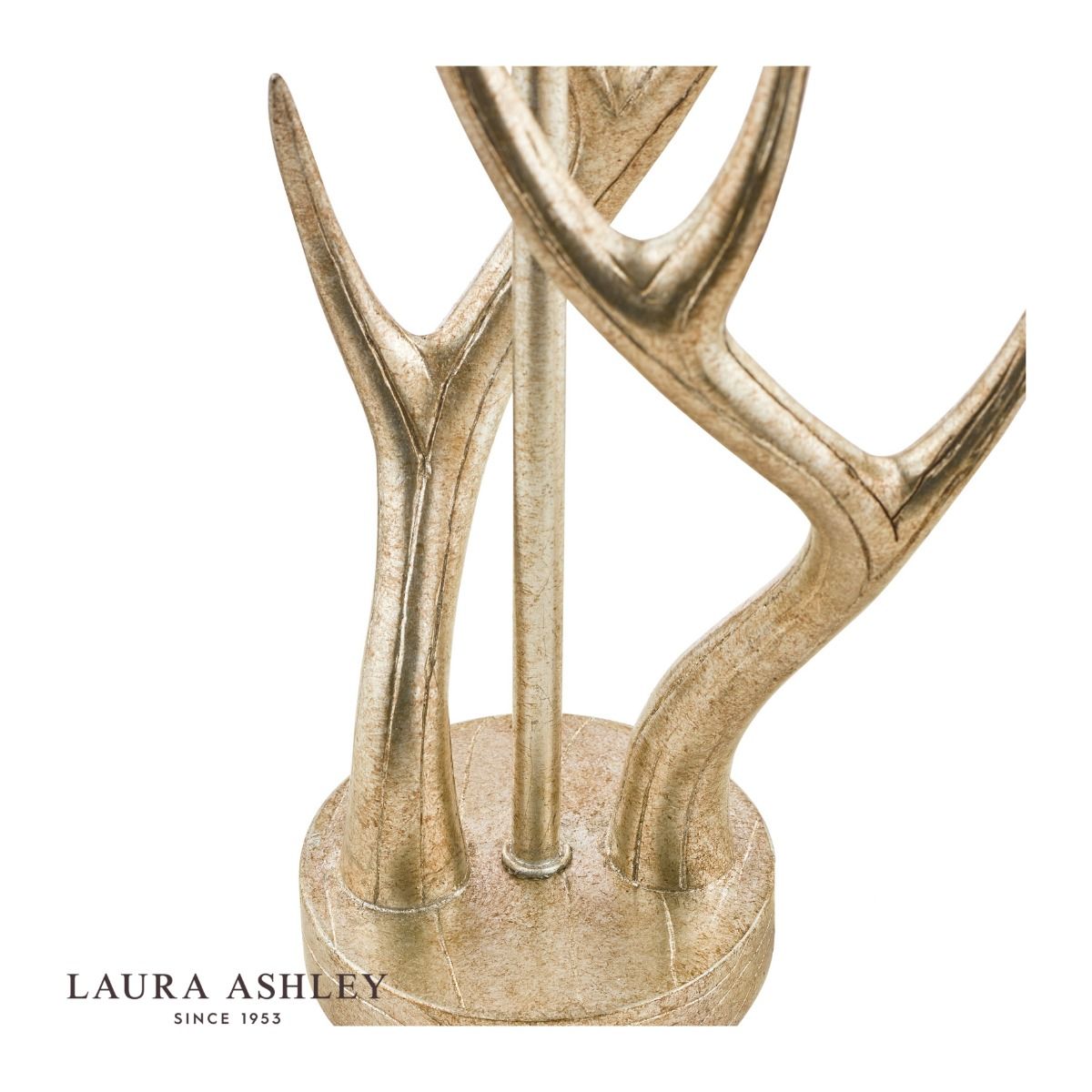 Laura Ashley Mulroy Antler Table Lamp Champagne Base Only