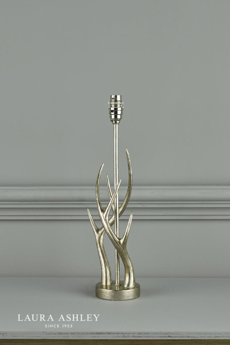 Laura Ashley Mulroy Antler Table Lamp Champagne Base Only