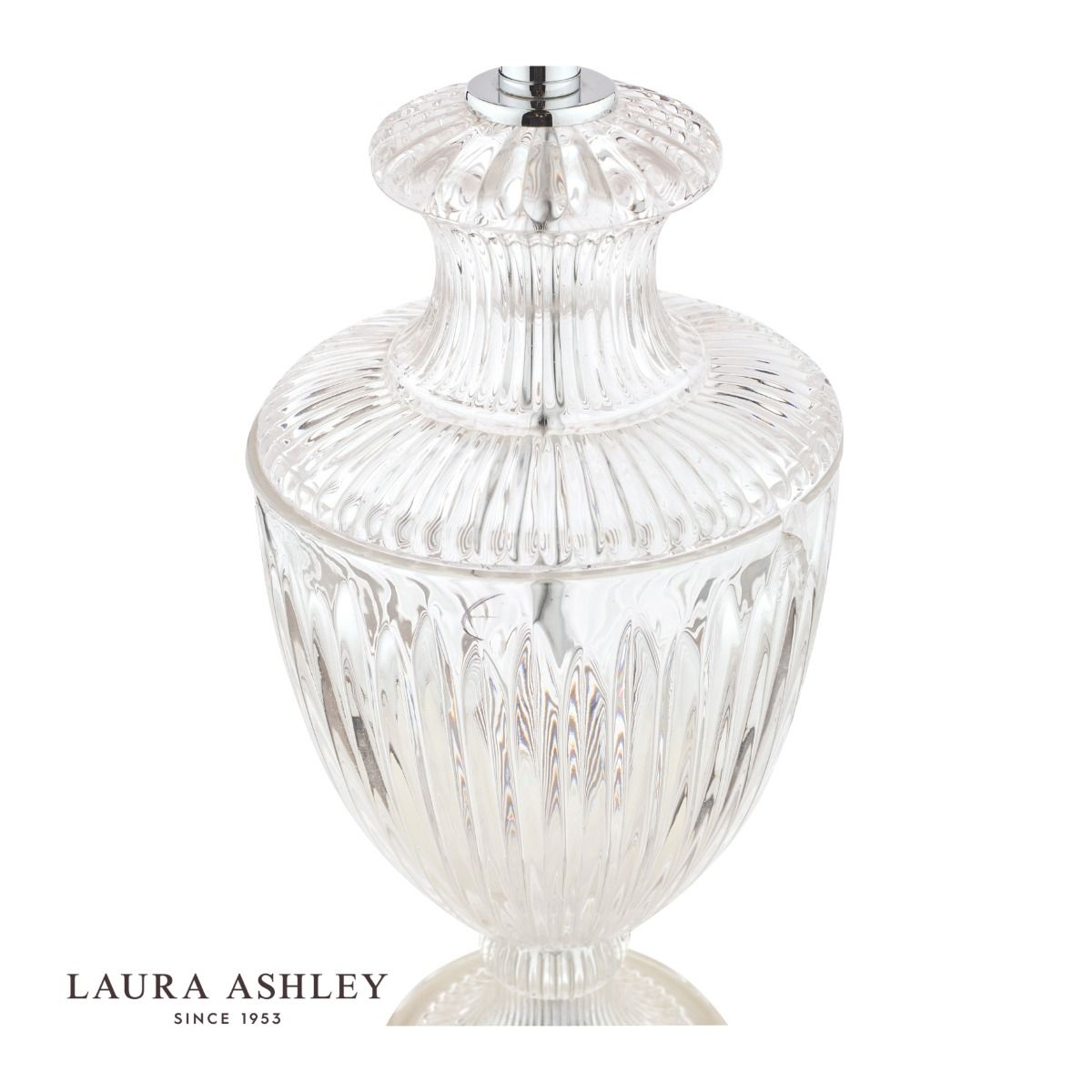Laura Ashley Meredith Large Table Lamp Cut Glass Crystal Base Only