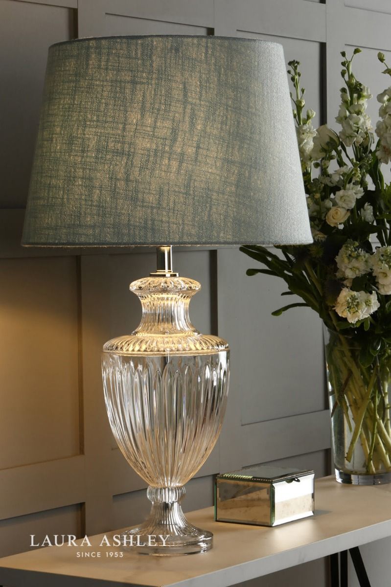 Laura Ashley Meredith Large Table Lamp Cut Glass Crystal Base Only