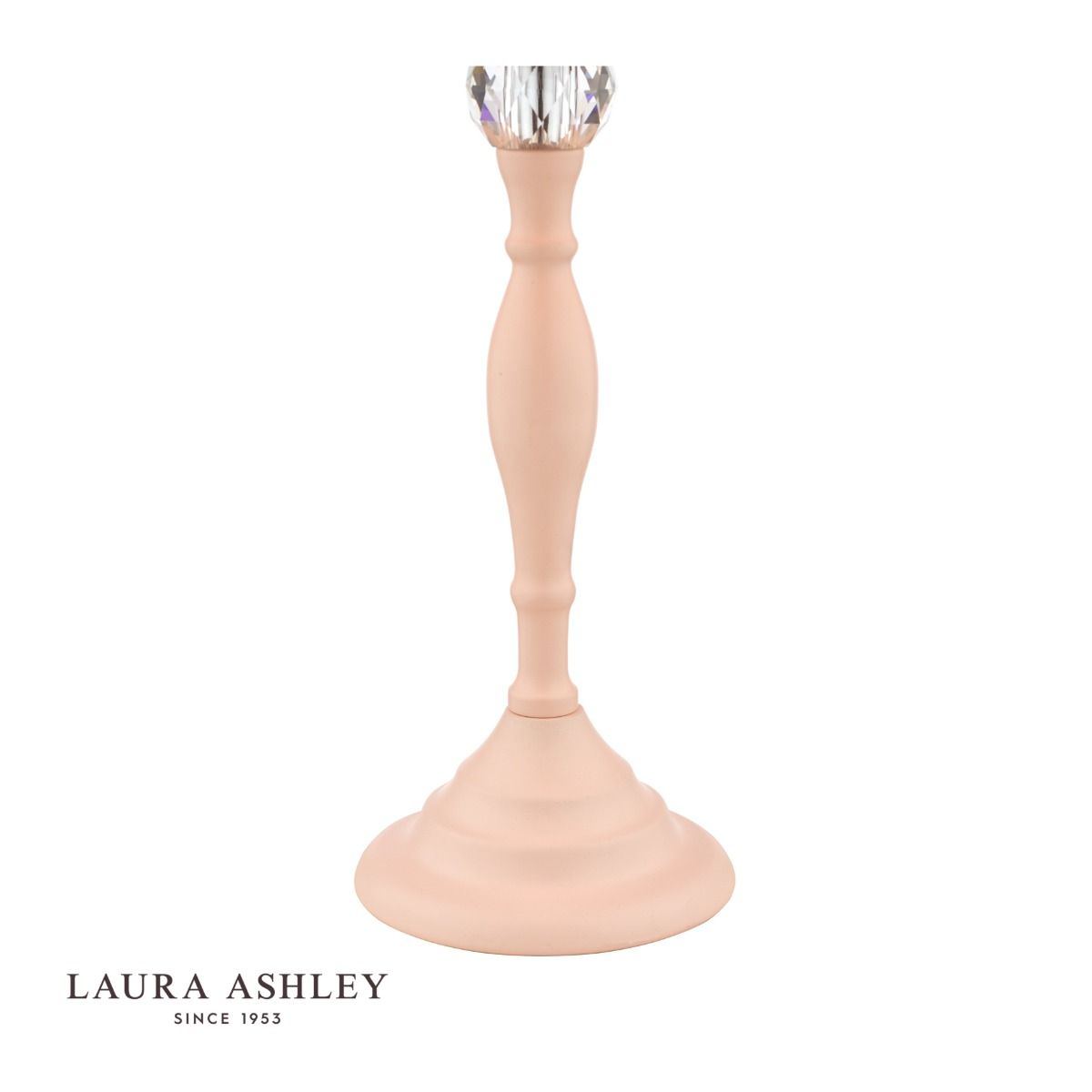 Laura Ashley Ellis Table Lamp Pink With Blush Shade
