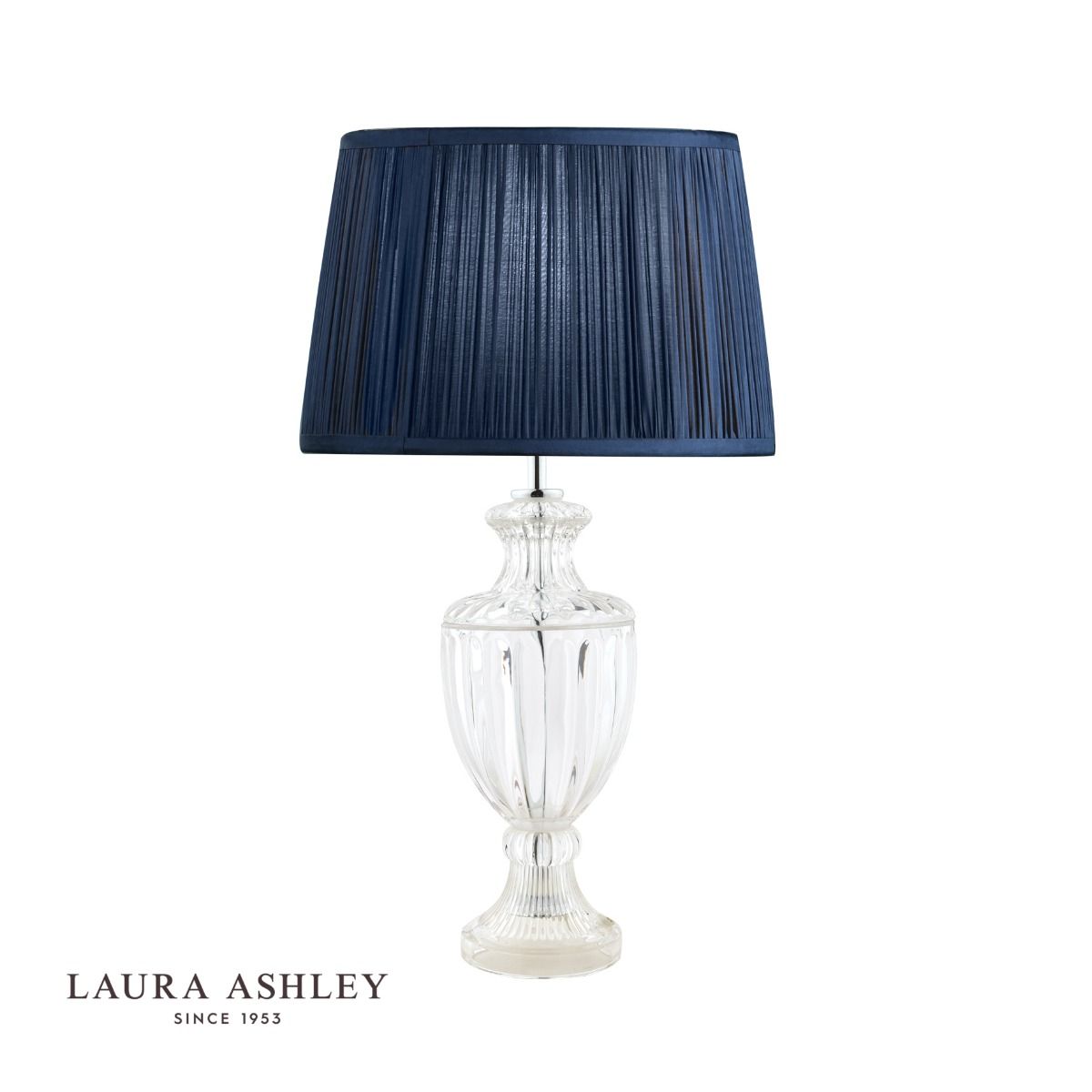 Laura Ashley Meredith Small Table Lamp Cut Glass Crystal Base Only