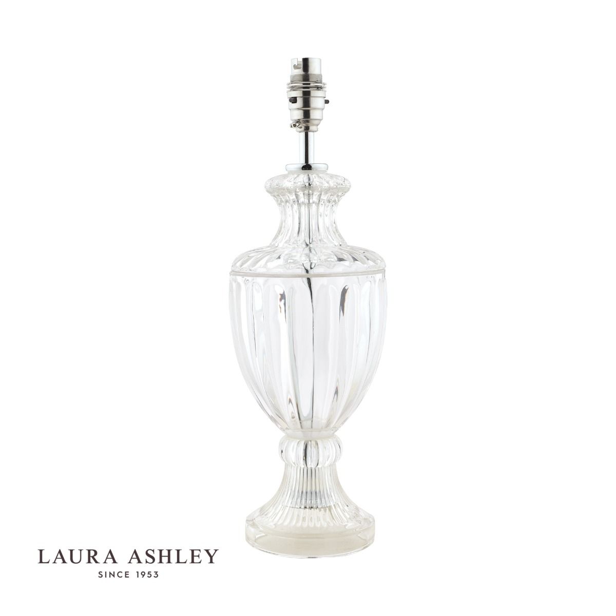 Laura Ashley Meredith Small Table Lamp Cut Glass Crystal Base Only