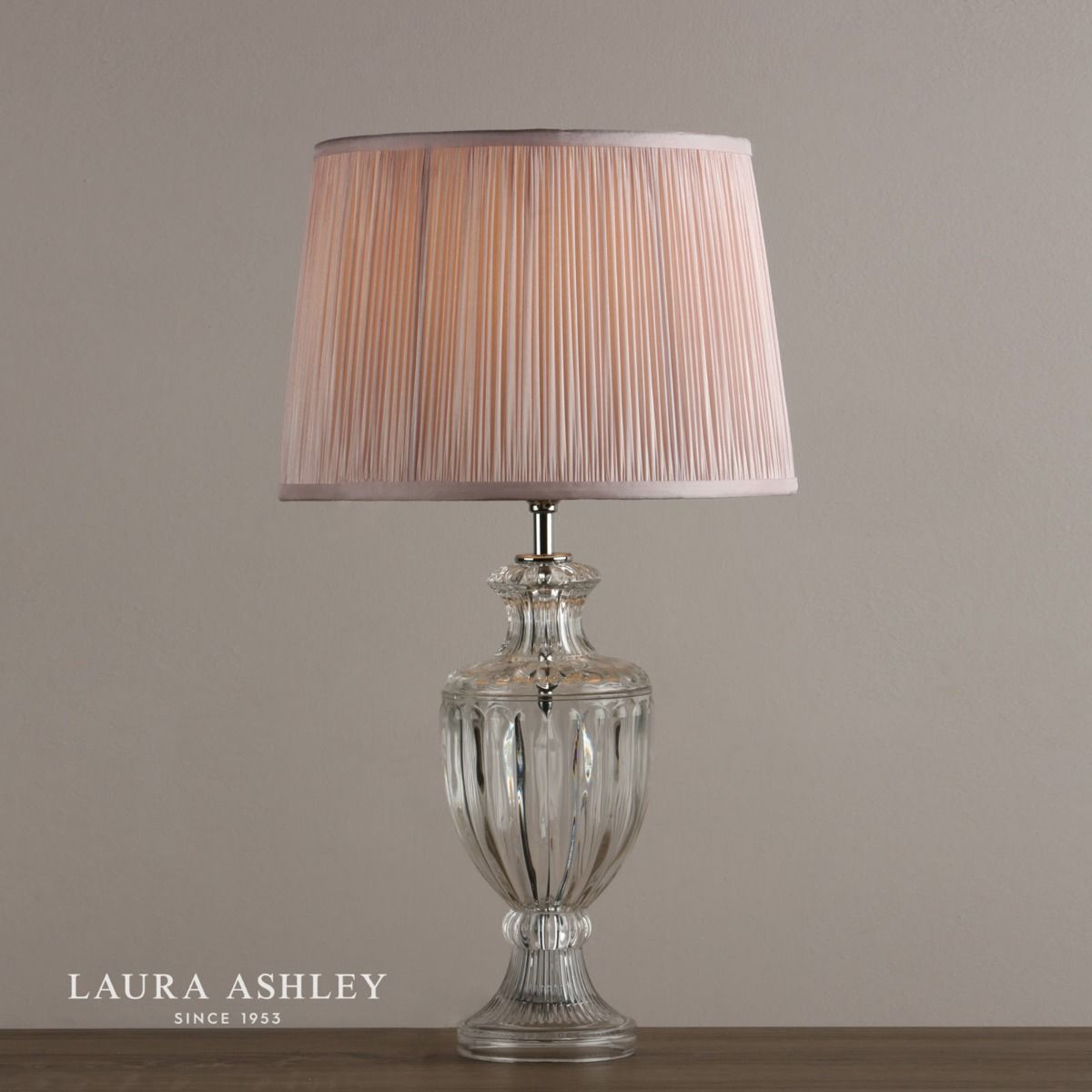 Laura Ashley Meredith Small Table Lamp Cut Glass Crystal Base Only