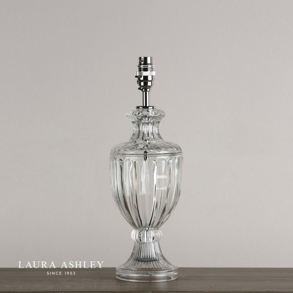 Laura Ashley Meredith Small Table Lamp Cut Glass Crystal Base Only