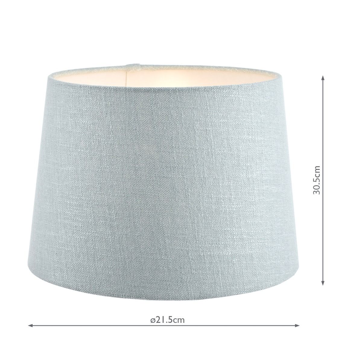 Laura Ashley Bacall Linen Empire Drum Shade Duck Egg Blue 30cm/12 inch