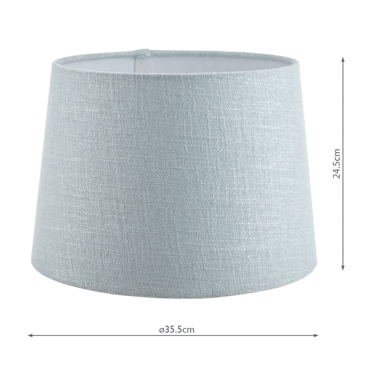 Laura Ashley Bacall Linen Empire Drum Shade Duck Egg Blue 35cm/14 inch