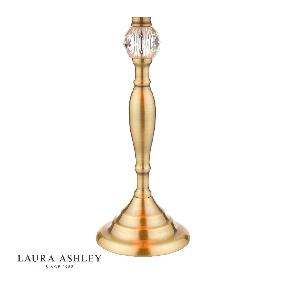 Laura Ashley Ellis Table Lamp Antique Brass With Ivory Shade