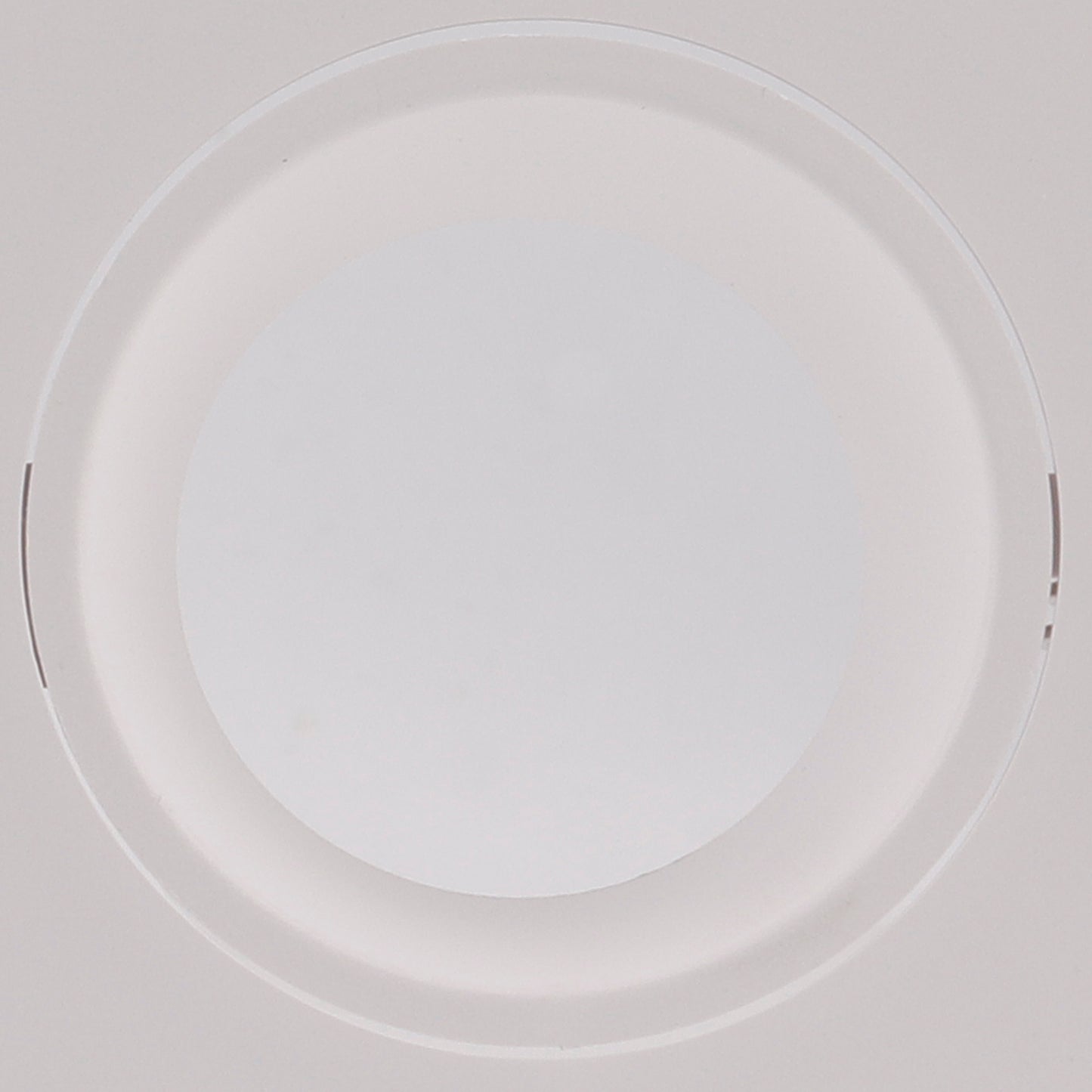 Lamborjini Flush Spotlight Round, 1 x GU10 (Max 12W), White, Cut Out: 75mm, Lampholder Included by Mantra